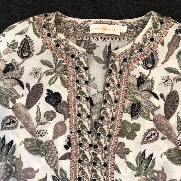 Tory Burch Top,Size 2 - Picture 2 of 7